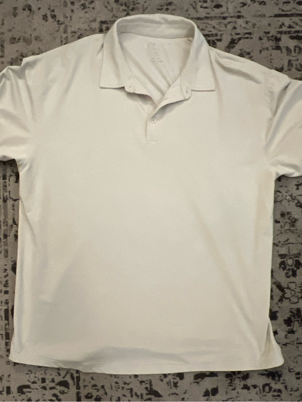BYLT Basics Classic White Men's Polo